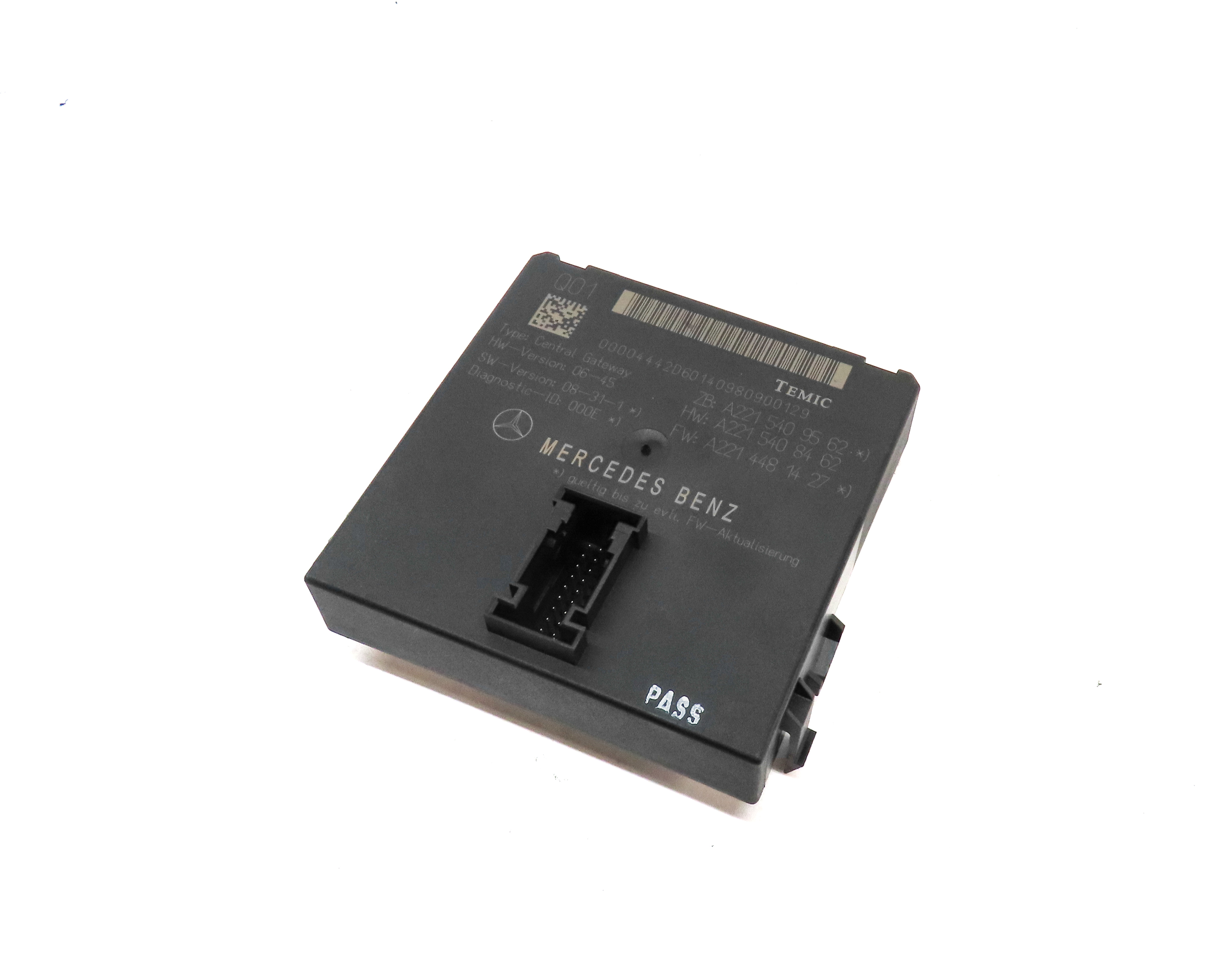 2010-2014 MERCEDES BENZ CL S CLASS (C216 W221) CENTRAL GATEWAY CONTROL MODULE — exact item pictured